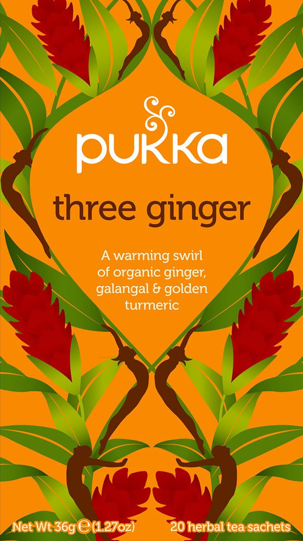 pukka three ginger ingefær te