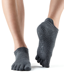 toesox low rise charcoal grey