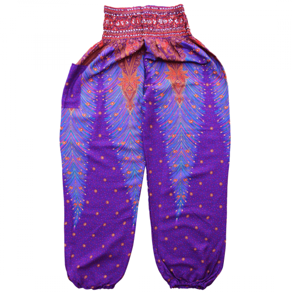 purple peacock harems bukser